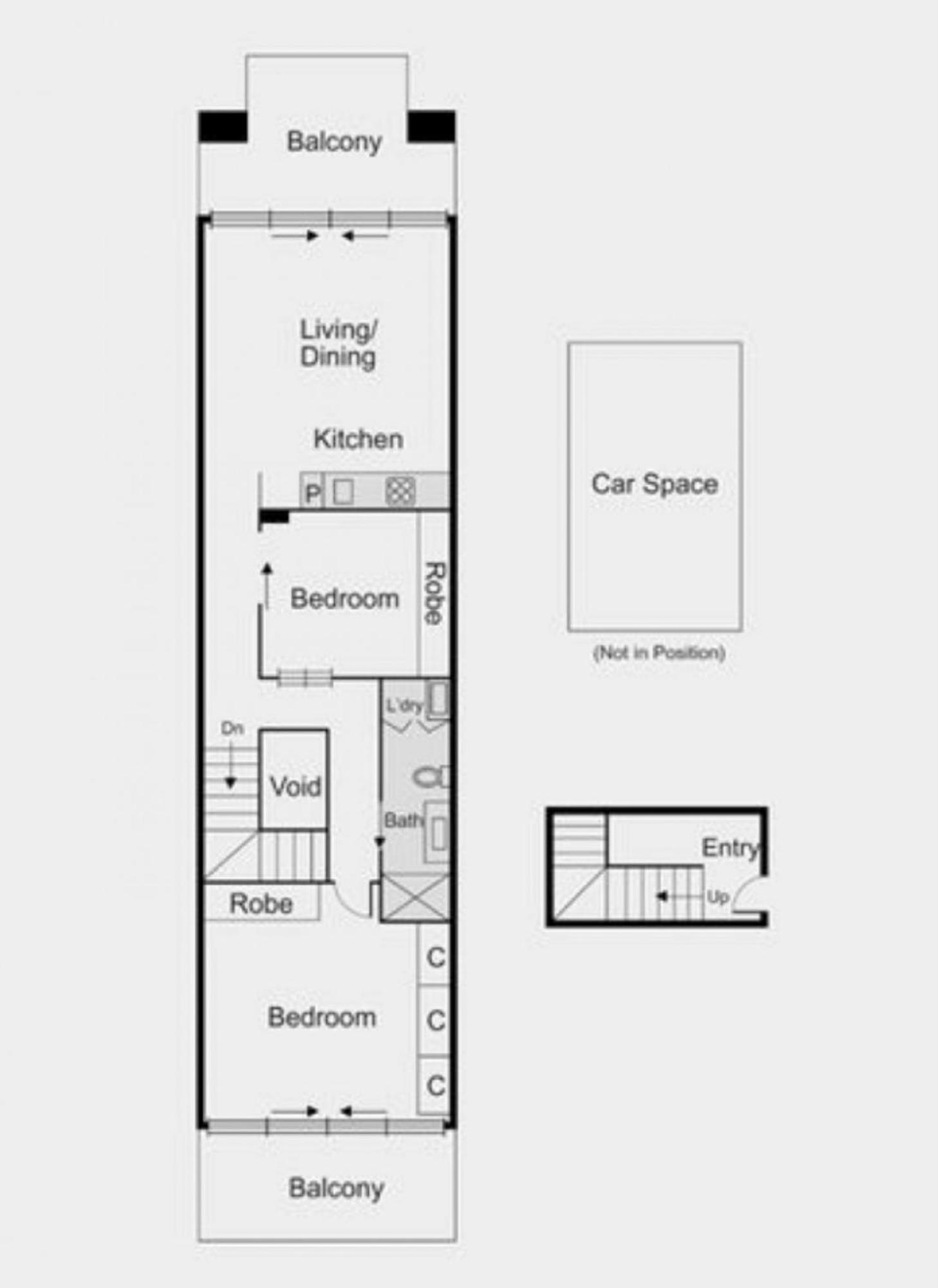 Designer 2-Bed Unit With Balcony Metres From Beach Melbourne Eksteriør billede